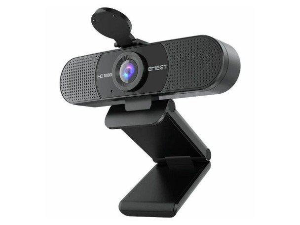 EMEET C960 - 1080P Webcam with 2 Noise Reduction Mics - 90deg Field of View -