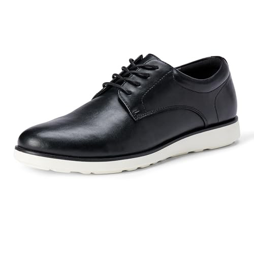 AEMN14342F25 AMAZON ESSENTIALS MEN'S CASUAL DERBY DRESS SHOES M SIZE 10/11 BLACK