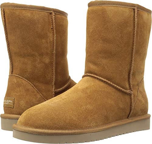 1017090 KOOLABURRA BY UGG KOOLA SHORT BOOT WOMEN CHESTNUT SIZE 5