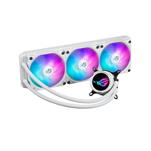 ASUS ROG STRIX LC III 360 ARGB LCD WHITE EDITION AIO CPU LIQUID COOLER - WHITE