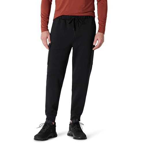 AMAZON ESSENTIALS MEN'S RELAXED-FIT CARGO JOGGER MEN 31 X 35 SMALL - BLACK