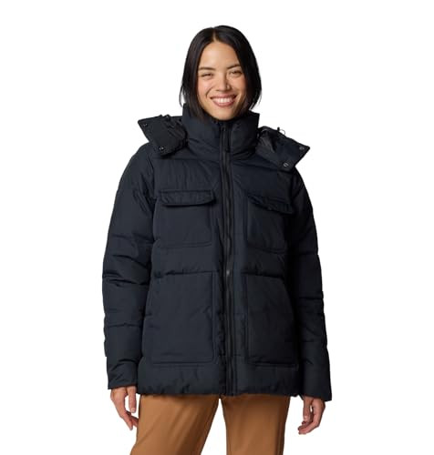 COLUMBIA LONGHORN RIDGE INSULATED JACKET WOMEN'S BLACK SIZE SMALL New