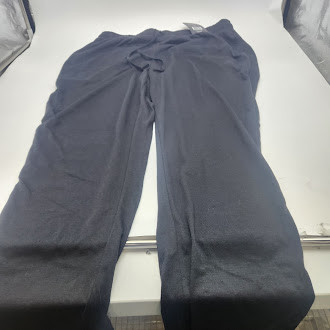 BLUE ICE MEN'S BLACK DRAWSTRING SWEATPANTS - SIZE: MEN L - BLACK