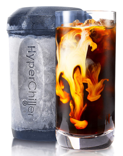 HYPERCHILLER PATENTED ICED COFFEE/BEVERAGE COOLER 12.5OZ - SLATE BLUE
