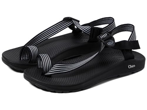 JCH109664Z CHACO WOMEN'S ZX/2 CLOUD OUTDOOR SANDALS BAR BLACK/WHITE SIZE 10