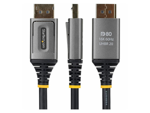 StarTech 6ft DisplayPort 2.1 Cable, VESA Certified DP80 DisplayPort Cable,