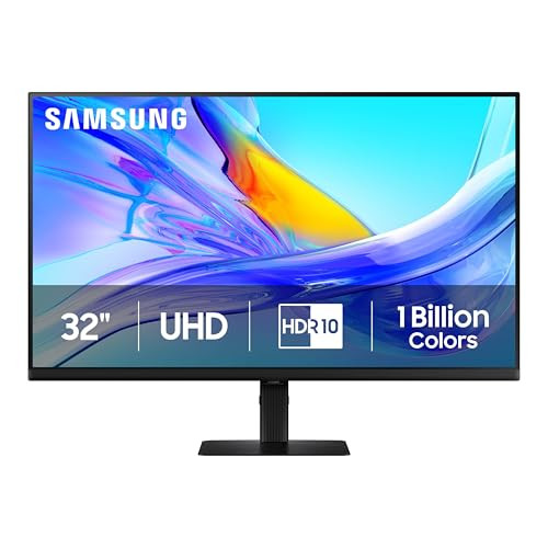 SAMSUNG 32-INCH VIEWFINITY S8 4K UHD MONITOR USB-C LS32D800UBNXGO - NO SPEAKER