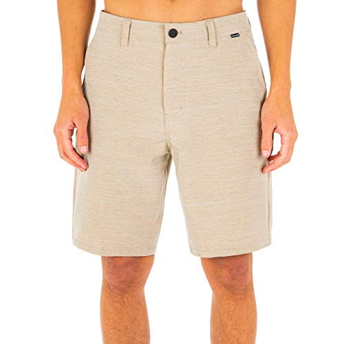 MWS0006530-H235 MENS HURLEY H20-DRI CUTBACK SHORTS SIZE 31 TAN New