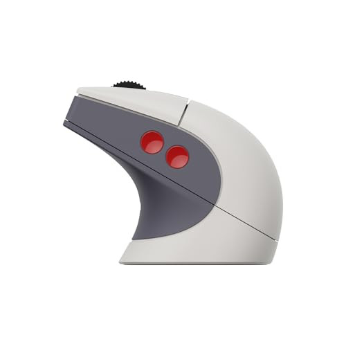 8BITDO RETRO R8 MOUSE CHARGING DOCK PAW 3395 DPI 26,000 WIRELESS MOUSE - GRAY