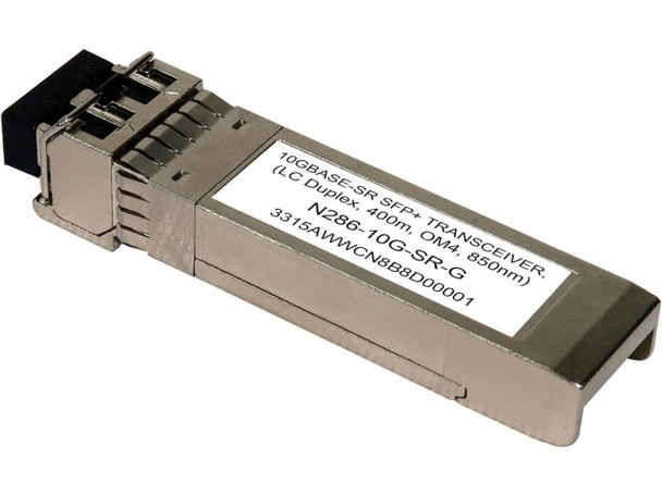 Tripp Lite by Eaton SFP+ Transceiver - 10GBase-SR, LC Duplex MMF, 10 Gbps, 850