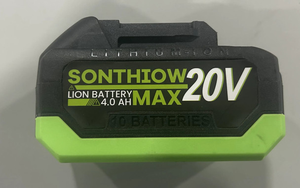 SONTHIOW 20V MAX 4.0 AH BATTERY [BATTERY ONLY] - GREEN/BLACK