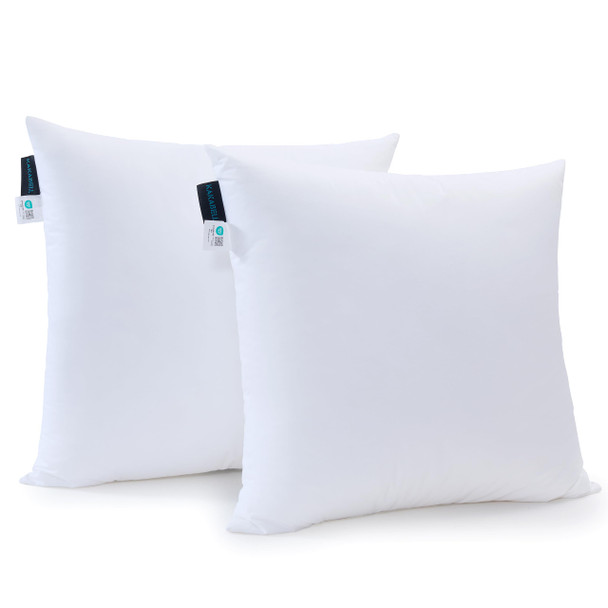 KAKABELL 20X20 PILLOWS INSERT, THROW PILLOWS INSERT (PACK OF 2), 100% COTTON New