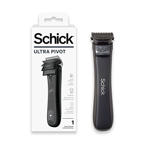 SCHICK ULTRA PIVOT BODY TRIMMER | MANSCAPING ELECTRIC SHAVER - BLACK