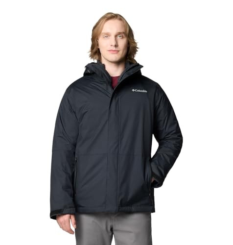 COLUMBIA MEN'S POINT PARK INTERCHANGE JACKET - SIZE: MEN L - BLACK New