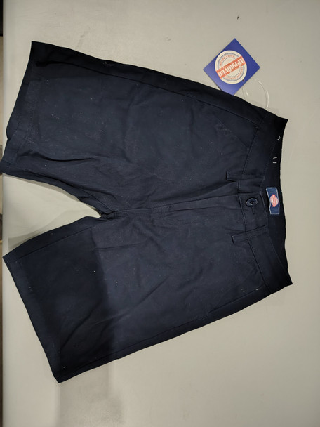 PREMIUM QUALITY APPROVED SCHOOL UNIFORM SHORTS - SIZE: YOUTH 12 - NAVY New