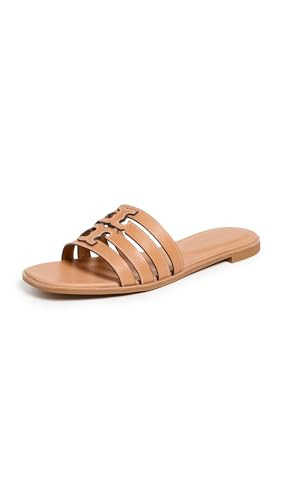 159999 TORY BURCH WOMEN'S INES CAGE SLIDES SIZE: WOMEN 7.5 CAMELLO/CAMELLO New