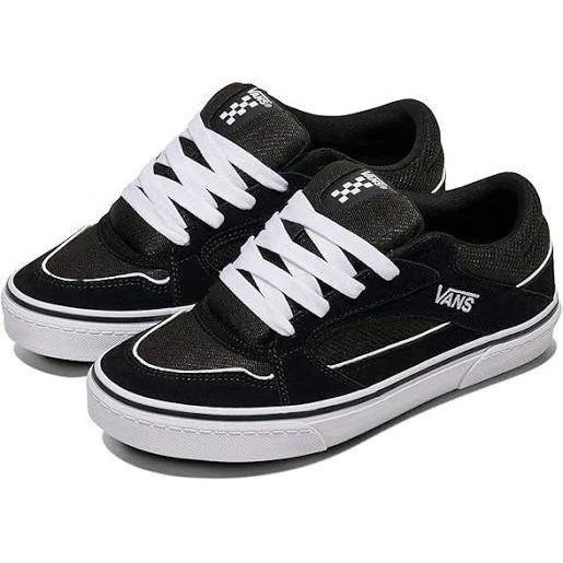 VANS MENS COLSONSZ 16 SKATE SHOES BLACK WHITE SNEAKERS - MEN 16 - BLACK/WHITE