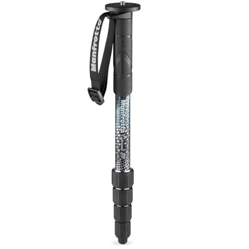 MANFROTTO ELEMENT MII 5-SECTION ALUMINUM MONOPOD WITH WRIST STRAP - BLACK
