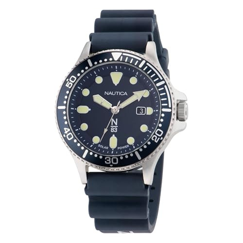 NAPCBS304 Nautica Men's Cocoa Beach Solar Powered Watch - Blue