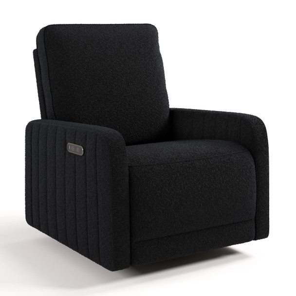 Storkcraft Kyoto Deluxe Extra-Wide Power Recliner Swivel Glider
