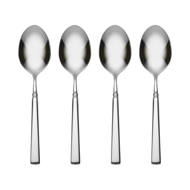 Oneida Easton Fine Flatware Dinner Spoons, Set Of 4, 7.3" L x 1.71" W227004C00