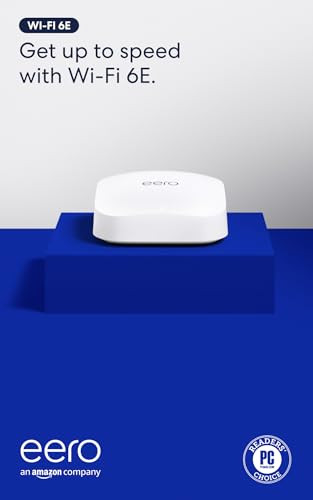 EERO PRO 6E MESH WIFI ROUTER SUPPORTS INTERNET PLANS 1-PACK - WHITE