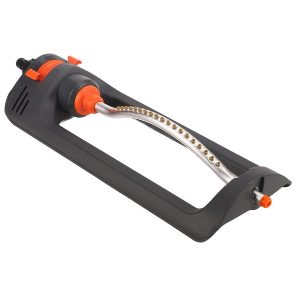 BN-LINK OSCILLATING SPRINKLER WITH 4-WAY ADJUSTABLE SPRAY,19 HOLE NOZZLES - GRAY