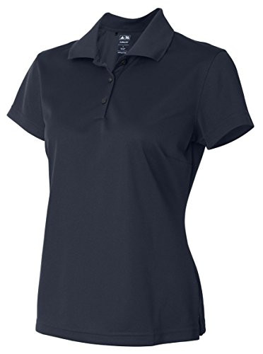 ADIDAS LADIES' CLIMALITE BASIC PIQUÉ POLO - NAVY - S New