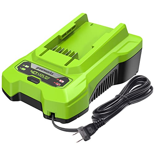 GREENWORKS BATTERY CHARGER GEN.ADDRESSES GCH0405 20V 40V 48V CHARGER - GREEN