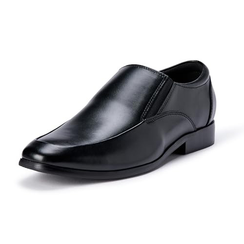AMAZON ESSENTIALS MEN'S ELASTICATED SLIP-ON APRON TOE LOAFER Sz 10 Black New