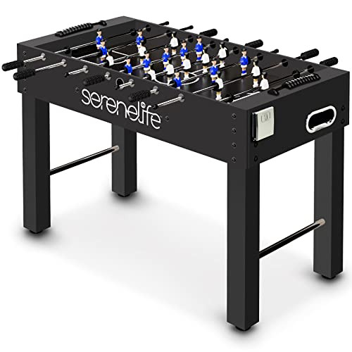 SereneLife 48in Competition Sized Foosball Table, Soccer for Home, Arcade