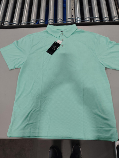 PGA TOUR - SIZE: MEN L - TANAGER TURQUOISE New