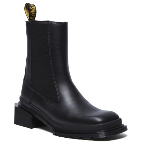 32069001 DR. MARTENS WOMEN MAYBOLE SQUARE TOE CHELSEA BOOTS BLACK SIZE 10