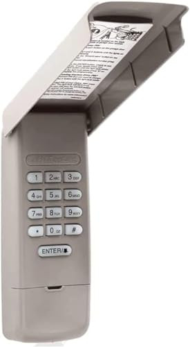 LIFT MASTER LIFTMASTER 878MAX GARAGE DOOR KEYPAD WIRELESS AND KEYLESS ENTRY -TAN