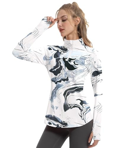 FKEEP WOMEN SUN SHIRTS LONG SLEEVE UPF 50+ UV PROTECTION TOP XS - INK WASH