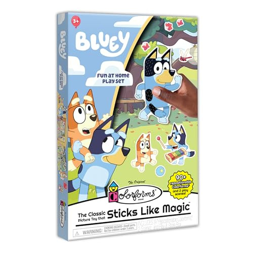 COLORFORMS BLUEY SET - REPOSITIONABLE PIECES STICK - AGES 3+ - PINK