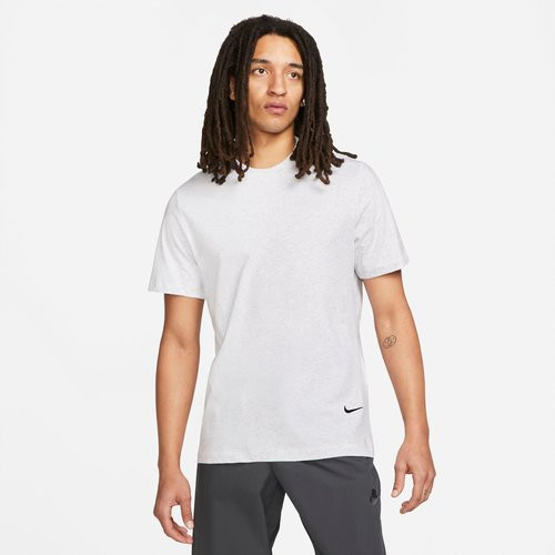 NIKE SPORTSWEAR MEN'S T-SHIRT - SIZE: MEN M - BIRCH HEATHER/BLACK New
