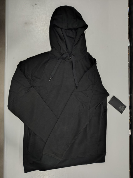 90 DEGREE BY REFLEX MEN'S TERRY HEATHERED HOODIE - SIZE: MEN M - BLACK New
