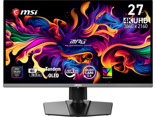 MSI 27 inch (26.5" viewable) UHD 4K 165Hz Adaptive Sync  OLED Gaming Computer