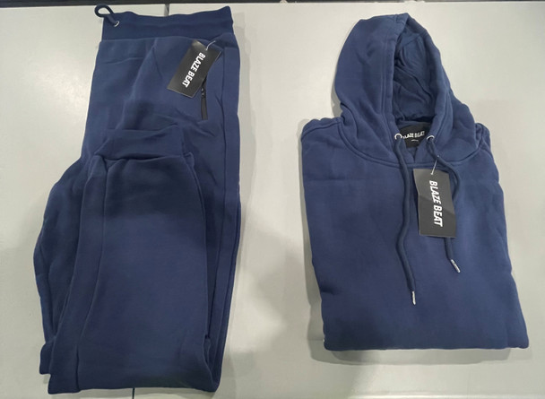 BLAZE BEAT 2 PIECE TRACK OUTFIT - SIZE: MEN MEDIUM - NAVY New