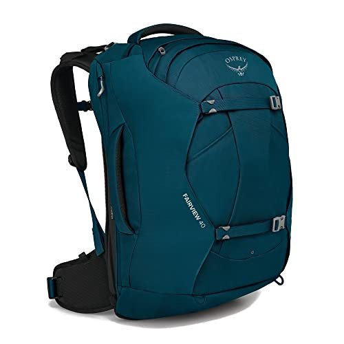OSPREY FAIRVIEW 40L WOMEN'S TRAVEL BACKPACK - NIGHT JUNGLE BLUE New