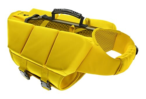 NOAH PAW DOG LIFE JACKET HUMAN STANDARDS LIFEJACKET DESIGN DOG SIZE XL - YELLOW