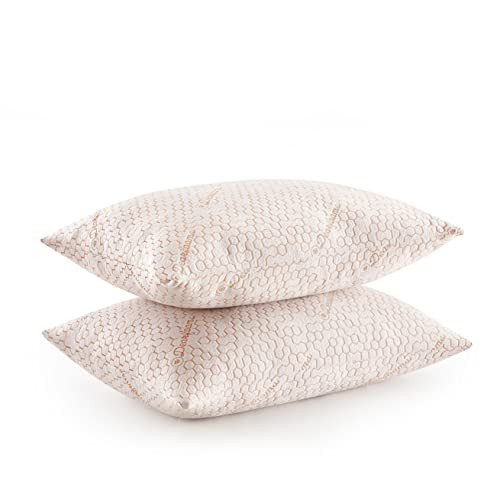 374634-100 Dearfoams Bed Pillows Set of 2 Standard/Queen Size COPPER-2PK