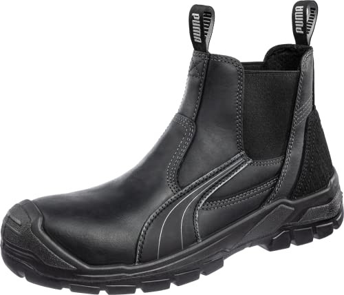 63.094.5 PUMA MEN'S TANAMI TWO-EYEBLET BLACK SOFT TOE MID INDUSTRIAL 13