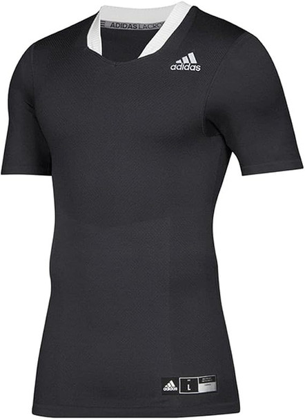 ADIDAS TECHFIT LAX JERSEY- MENS LACROSSE X COLL NVY/WHT - SIZE XL - NAVY/WHITE New