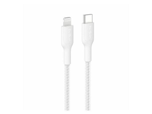 Belkin BoostCharge Pro USB-C Braided Cable with Lightning Connector - 3.3ft/1m -