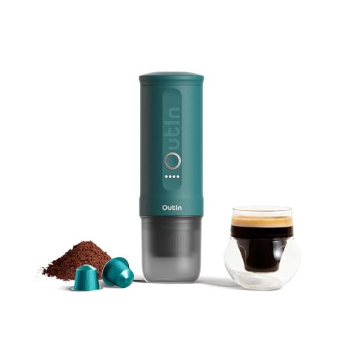 OutIn Nano 3 Cup Electric Espresso Machine - Teal