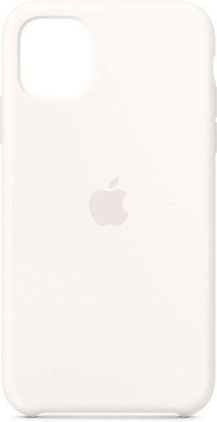 APPLE SILICONE CASE (FOR IPHONE 11) - WHITE New