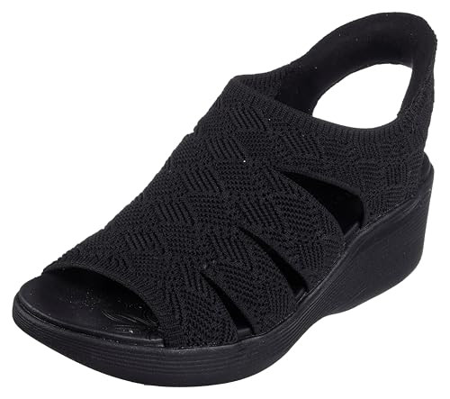 163394 Skechers Women's PIER-LITE - MEMORY MAKER Black/Black Size 8