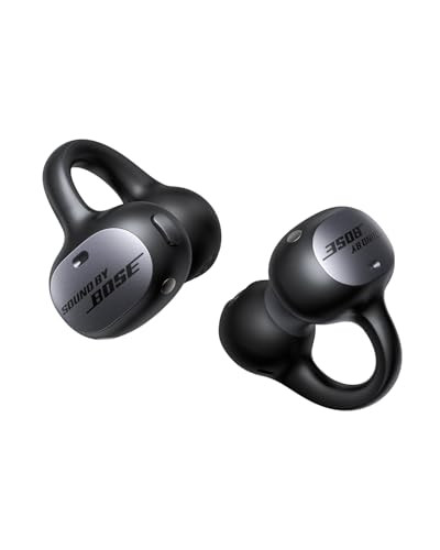 BASEUS INSPIRE XC1 OPEN EAR CLIP-ON EARBUDS SOUND BY BOSE - COSMIC BLACK